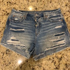 American Eagle high rise festival midi short